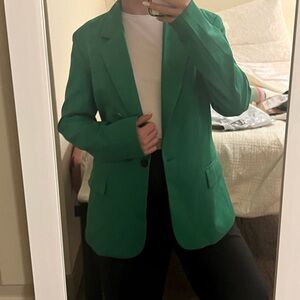 Green blazer, size small, great condition